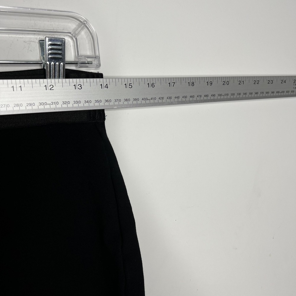 Everlane Skirt Womens Small Black Knit Pencil Pull On Stretch Knee Length - Picture 4 of 8